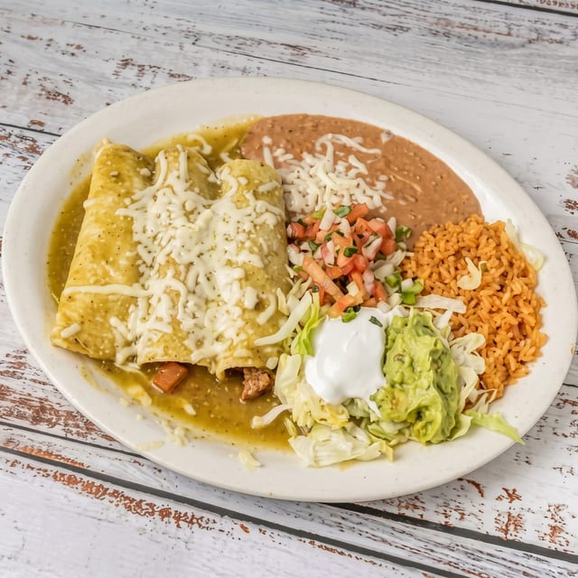 Enchiladas Suizas.