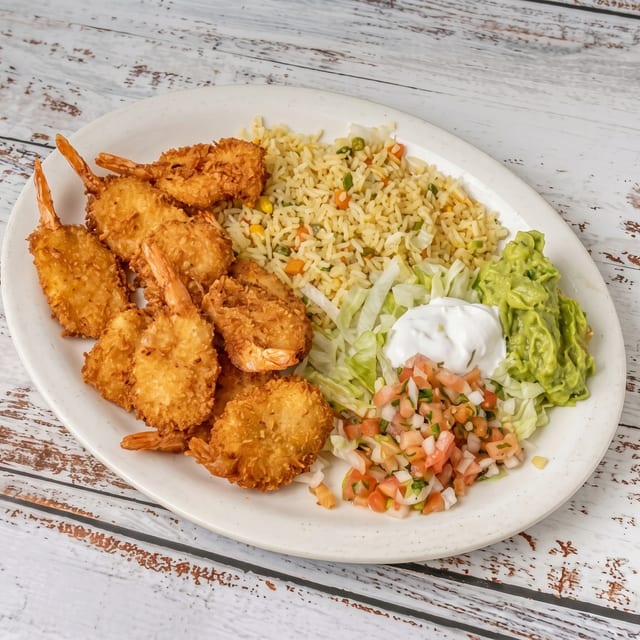 Camarones Empanizados.
